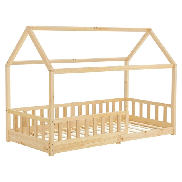Juskys Kinderbett Marli 90 x 200 cm mit - Akzeptabel