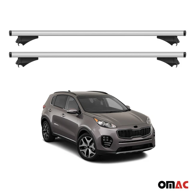 ROOF RACK FOR Kia Sportage 20162021 Cross Bars Carrier Aluminum Silver