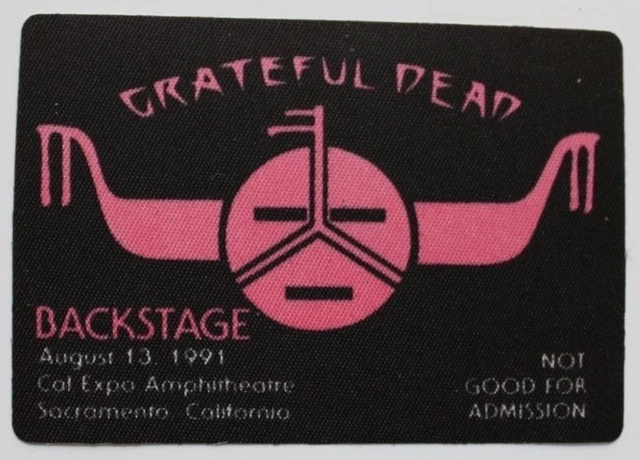 Grateful Dead Backstage Pass 8-13-91 Cal Expo Sacramento Rick Griffin 1991