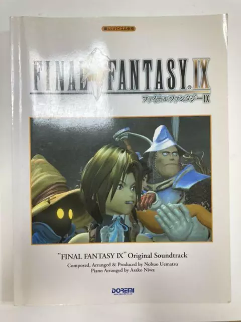 Final Fantasy IX 9 Original Soundtrack Piano Sheet Music Japan Collection Book