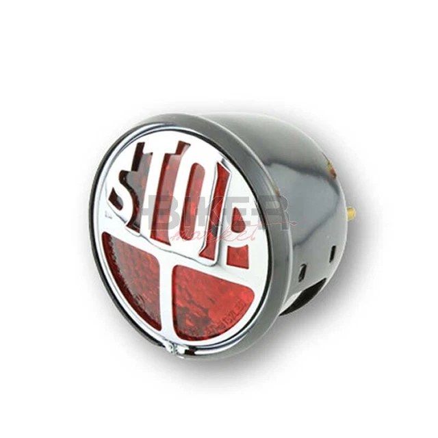 4 Mini Frecce LED Per Moto – Cromate, E-mark, Attacco 8mm – Anteriore E Posteriore