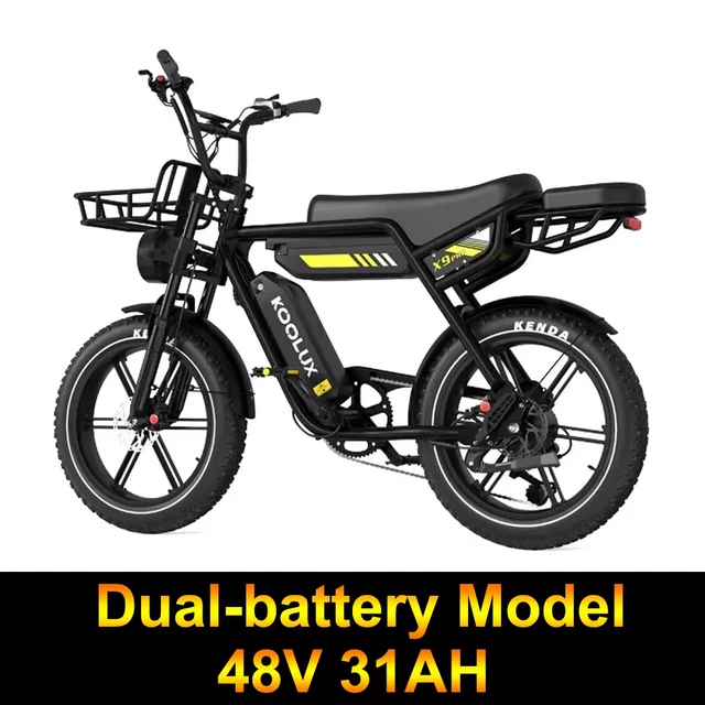 Vélo électrique Hideaki BX10 MAX 1200W - Fat Bike 26" - Batterie 48V 18.2Ah