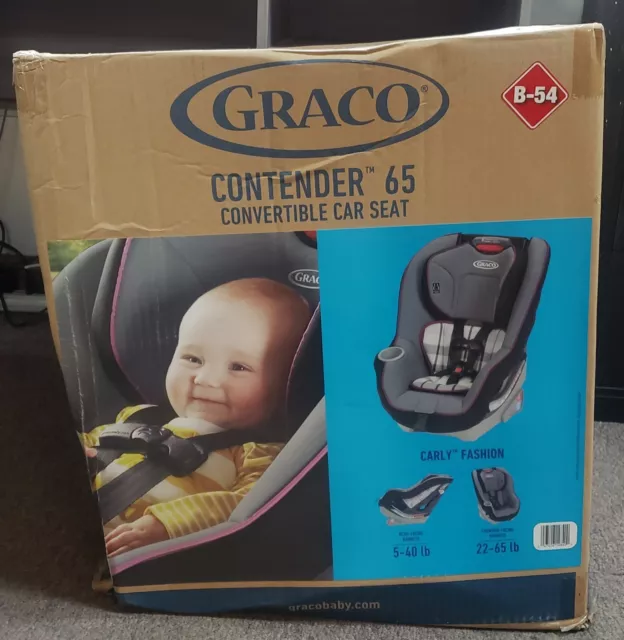 Graco Contender 65 Convertible Car Seat, Carly Purple *Distressed Pkg
