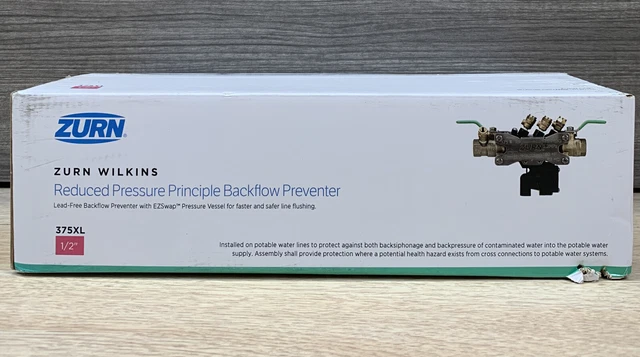 ✅Zurn Wilkins 12-375XL Reduced Pressure Backflow Preventer 1/2”✔️