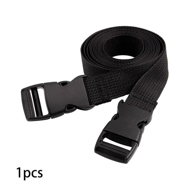 Black Travel Luggage Straps Short Adjustable Suitcase Holder Buckle Best3 Z1I1
