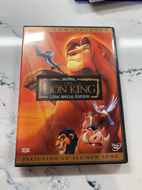 The Lion King (DVD, 2003, 2-Disc Set, Platinum Edition)