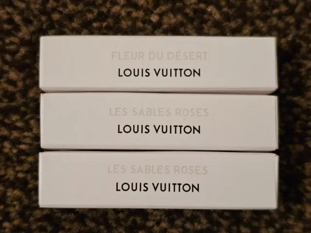 Les Sables Roses by Louis Vuitton Eau de Parfum Vial 0.06oz Spray New with Box