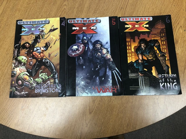 Ultimate X-Men tpb lot vol 4 5 6 Marvel Comics  21-33 War 1-4 Millar Kubert
