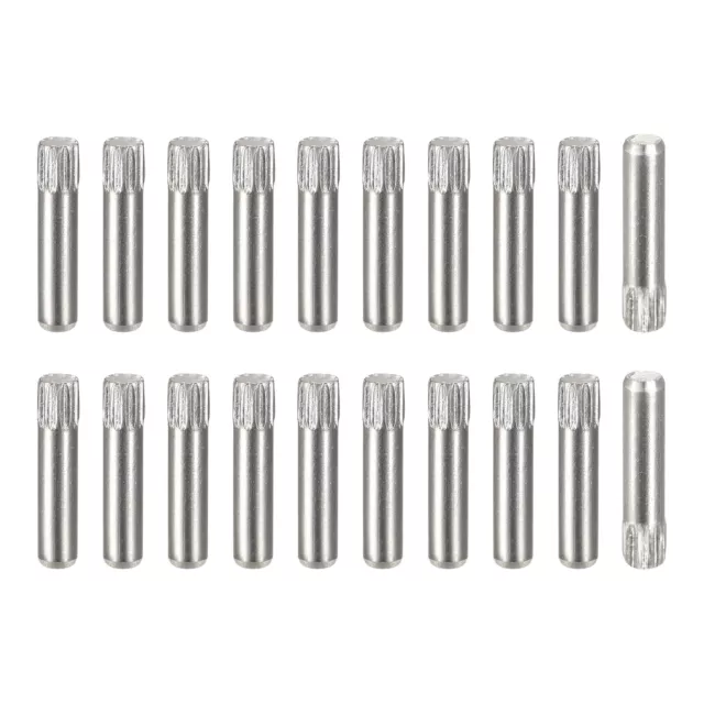 2.5x12mm Acier Goupilles, 50Pcs Molette Tête Bois Couchette Lit Étagère Support