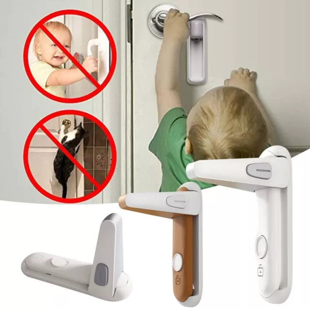 Cerradura de puerta de protección infantil para mascotas cerradura de seguridad para bebé cerradura de gabinete