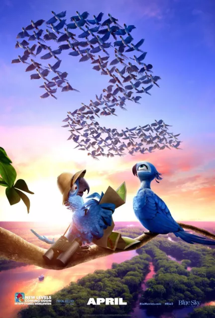 Rio 2 "A" 27x40 ORIGINAL D/S MOVIE POSTER