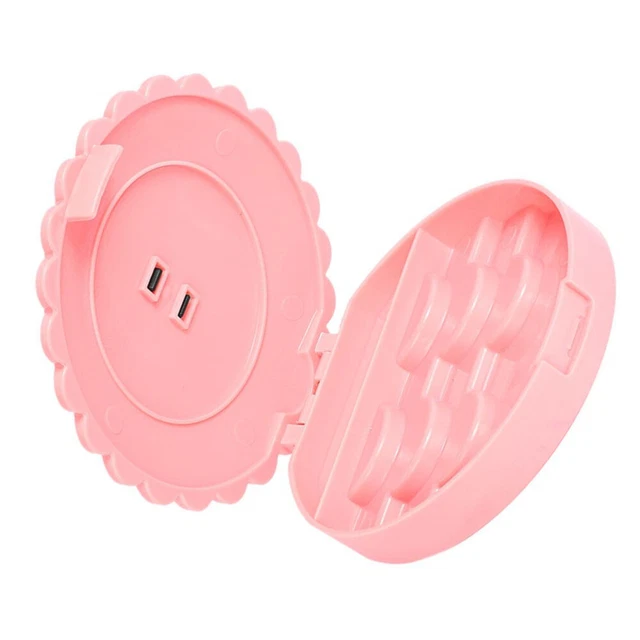 Soporte organizador de maquillaje pestañas postizas de viaje