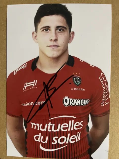 Anthony Bellau - Toulon Rugby Signed 6x4 Photo
