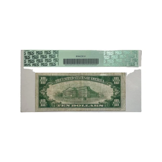 1934 $10 Ten Dollar Silver Certificate PCGS VERY FINE VF25 PPQ Fr. 1701 3