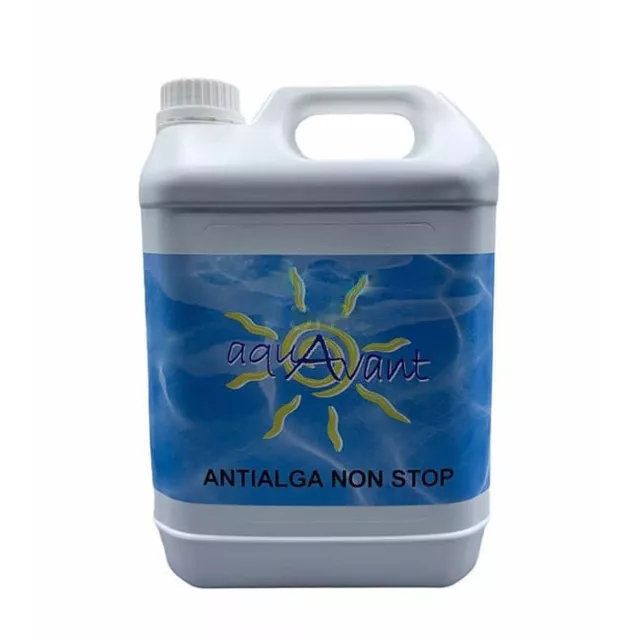 Antialga Non Stop Aquavant Fluidra Tanica 5 lt Antialghe Concentrato per Piscina