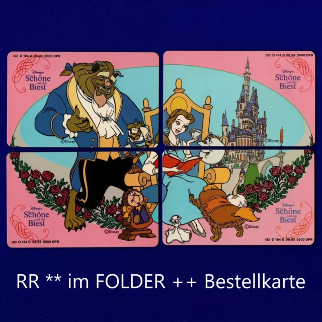 O 148 A-D 1992 ** PIENO!!!! Walt Disney!! SCHEDE TELEFONICHE PUZZLE ++ CARTELLA