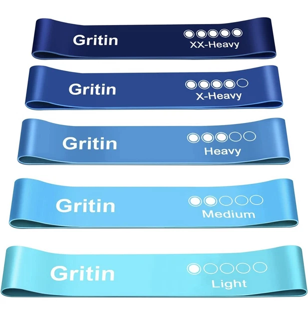 Bande Élastique Musculation, 3Pcs Bande Elastique Fitness Bande De Résistance Fitness En Tissu Pour Yoga, Pilates, Physiothérapie - Sport