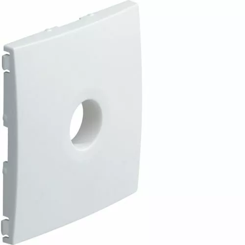 Hager WK740B - ENJOLIVEUR pour PRISE TV TELE -  ROCKER TV SOCKET - BLANC
