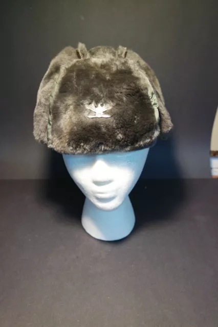 Vietnam USAF Air Force Winter Flyer's Helmet Hat Military nylon Green MEDIUM