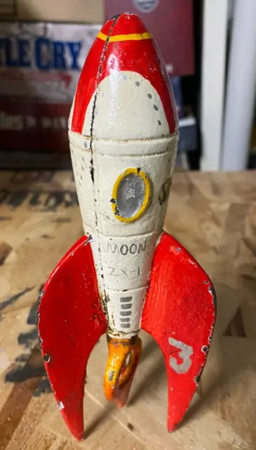 Design Toscano Retro Rocket Ship Cast Iron Bottle Opener