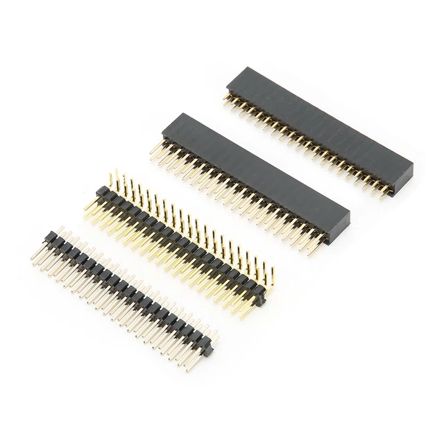 Pin Header 40Pin For W Accessories Computer Breadboard Kit