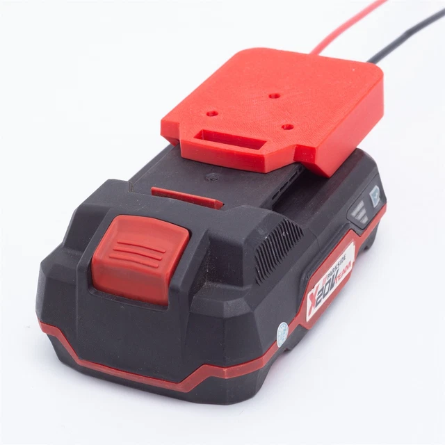 Titan 18V 1.5Ah Li-Ion Drill Battery With Cable Connect Output Adapter For Screwfix Dock
