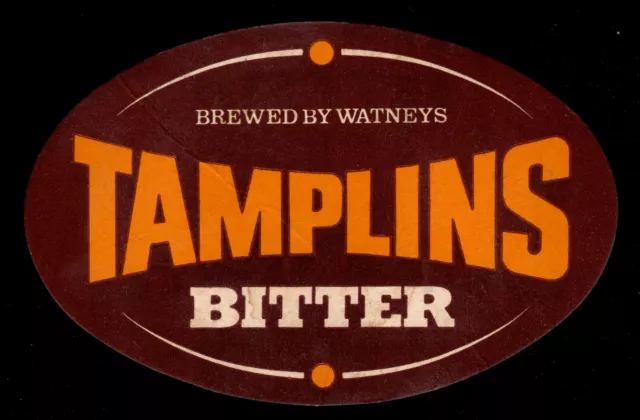 Tamplins Bitter Brewed by Watneys vintage beer mat