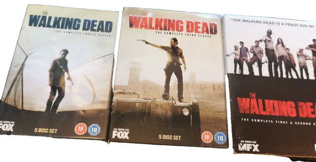 THE WALKING DEAD complete seasons 1 2 3 4 dvd region 2 horror boxsets £