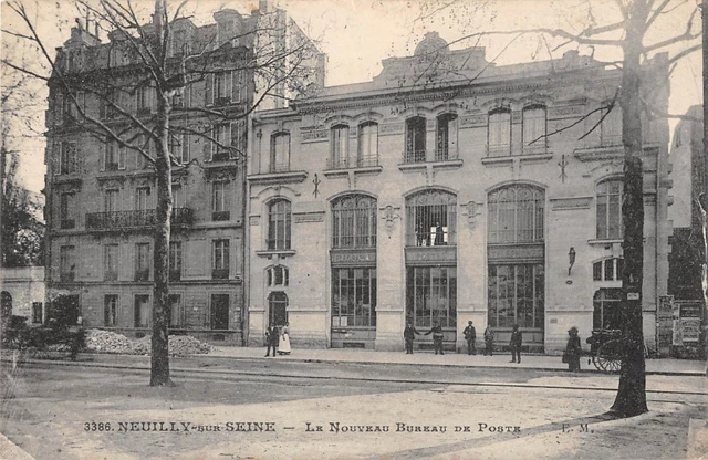 Cpa 92 Neuilly Sur Seine The New Post Office