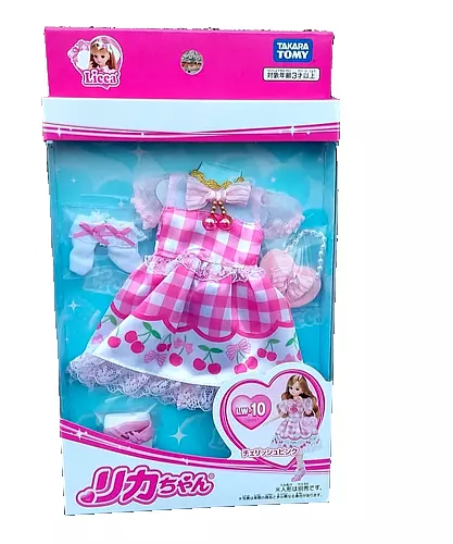 Takara Tomy Licca-chan doll Dress LW-10 Cherish Pink  "US seller" NEW