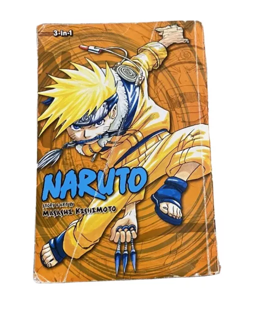 Naruto 3-in-1 Edition Omnibus Manga English