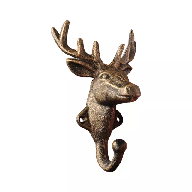 Hook Hanger Eye-catching Hanging Design Metal Iron Keys Towels Hook Long Lasting