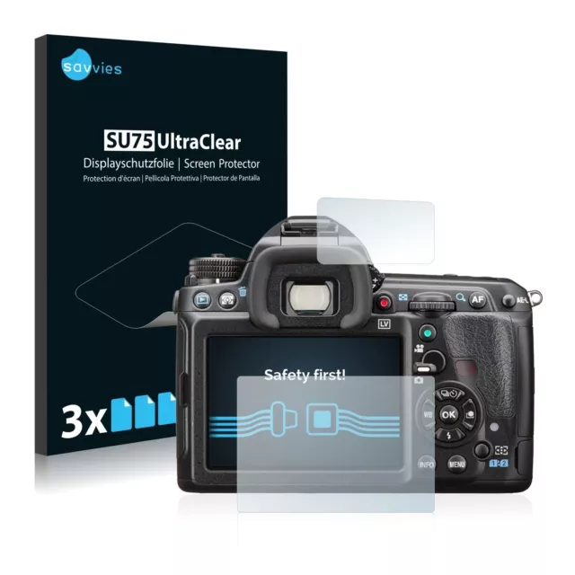 Pentax K3 II K-3 II  DSLR, 6 x Transparent ULTRA Clear Camera Screen Protector