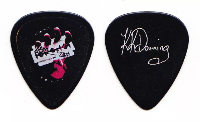 Judas Priest KK Downing Signature Black Guitar Pick - 2009 30th Anniversary Tour