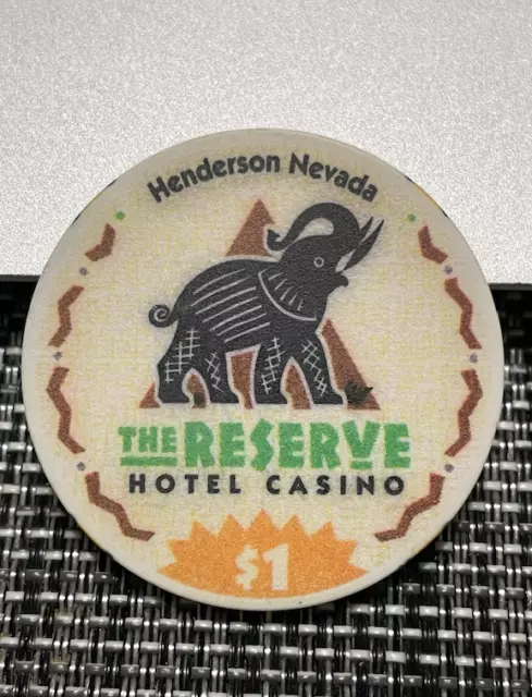 $1 The Reserve Casino Chip Poker Chip Henderson Nevada Gambling Token