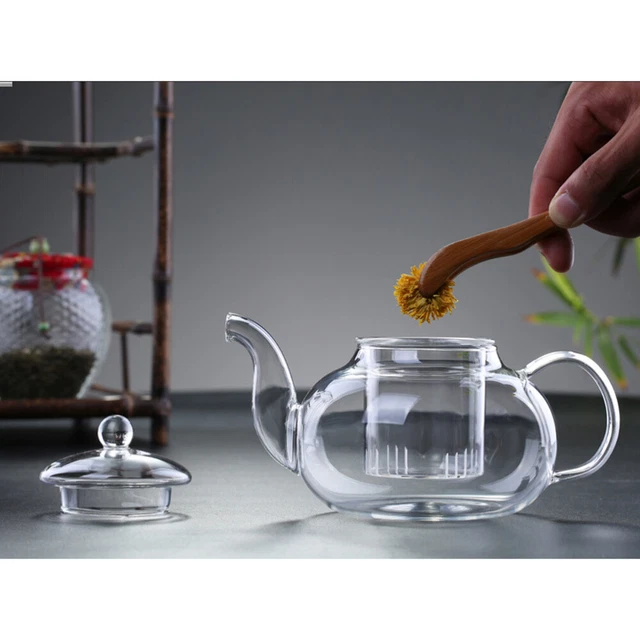 Teiera Vetro TAMUME 1000ml - Con Infusore E Manico In Vetro - Foto 1