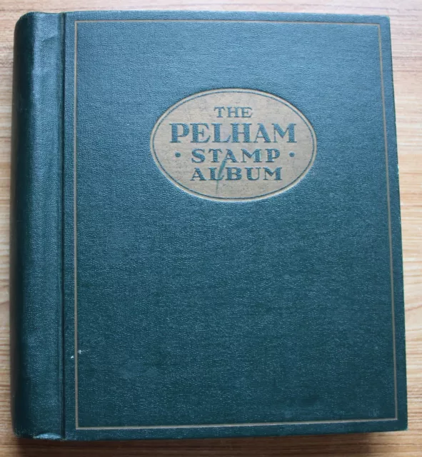 Nice Vintage The Pelham Stamp Album By Gf Rapkin With A Few Used Older Stamps