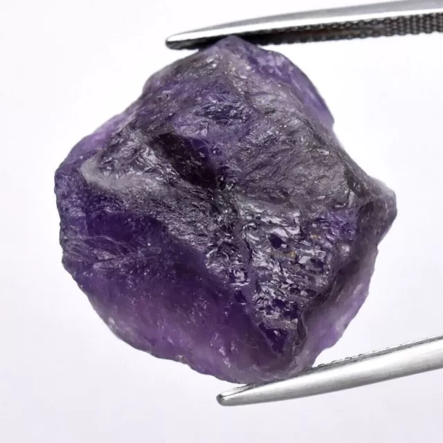 ★★ RARE !! AMETHYSTE VIOLETTE BRUTE DU BRESIL : 34,16 CARATS  ★★ P384.135t