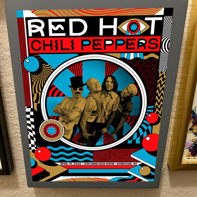 Red Hot Chili Peppers Syracuse April 14, 2023 Poster