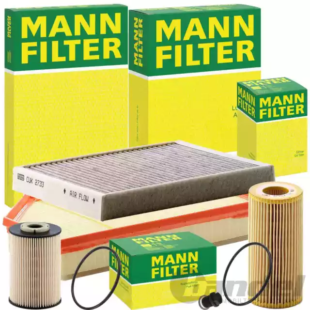 MANN FILTER FILTERSATZ  passend für VOLVO S60 S80 II V60 V70 XC60 XC70 D3 D4 D5