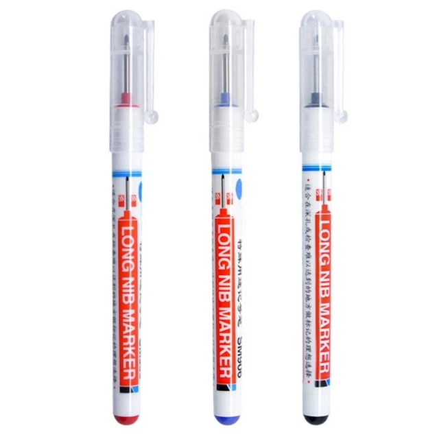 Deep Hole Marker Mechanical Carpentry Long Nib Marker Pen Woodworking Hardware