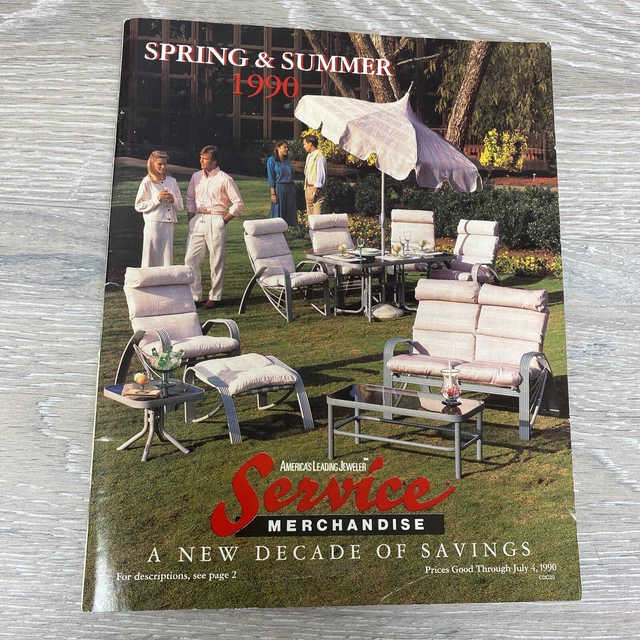 SERVICE MERCHANDISE CATALOG Spring Summer 1990 Vintage 28.02 PicClick CA