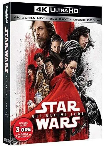 Star Wars: Gli Ultimi Jedi (Ultra-HD 4K) (3 Blu-Ray) (4K UHD Blu-ray)