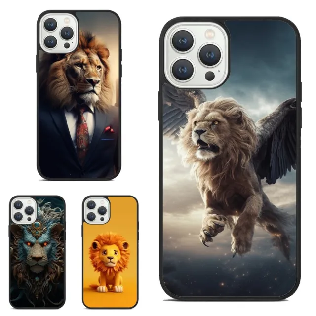 cartoon toy lion Anti-drop Case For Apple iPhone For Samsung Galaxy