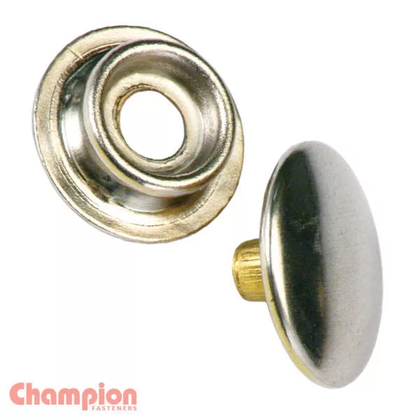 Champion CBP151 Stud Button 1/4" Face & Female- 50/Pack