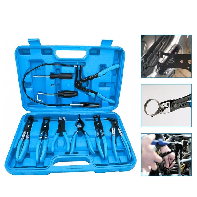 Schlauchschellen Zange Set - 2-tlg. Werkzeug Für Auto KFZ Reparatur