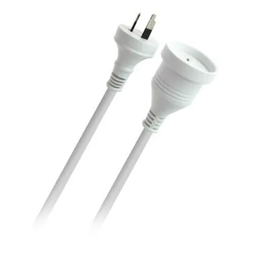 PUDNEY P4102 2m Power Extension Cable Cord AU/NZ SAA APPROVED 240v AC power