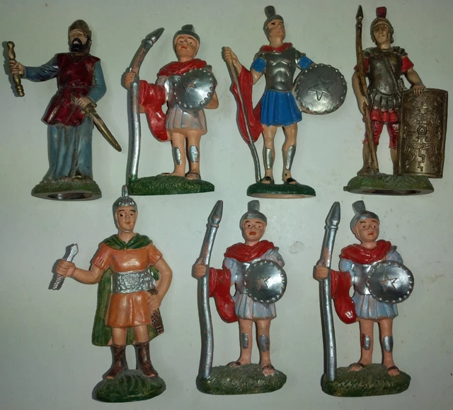 PRESEPE NATIVITà SET 10 PERSONAGGI STATUINE RESINA EFFETTO MAGLIA