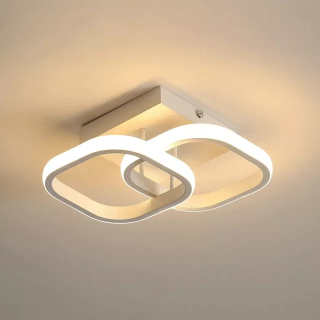 22 W Moderne LED Deckenleuchte Quadratische Deckenlampe 3000 K Kronleuchter