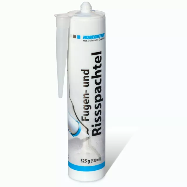 Ruberstein® Rissspachtel zementgrau, 310 ml Kartusche, Mörtel für Riss